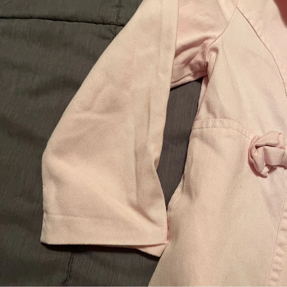 Toddler Girls Gymboree pale light Pink spring Lightweight Jacket for Easter!‎